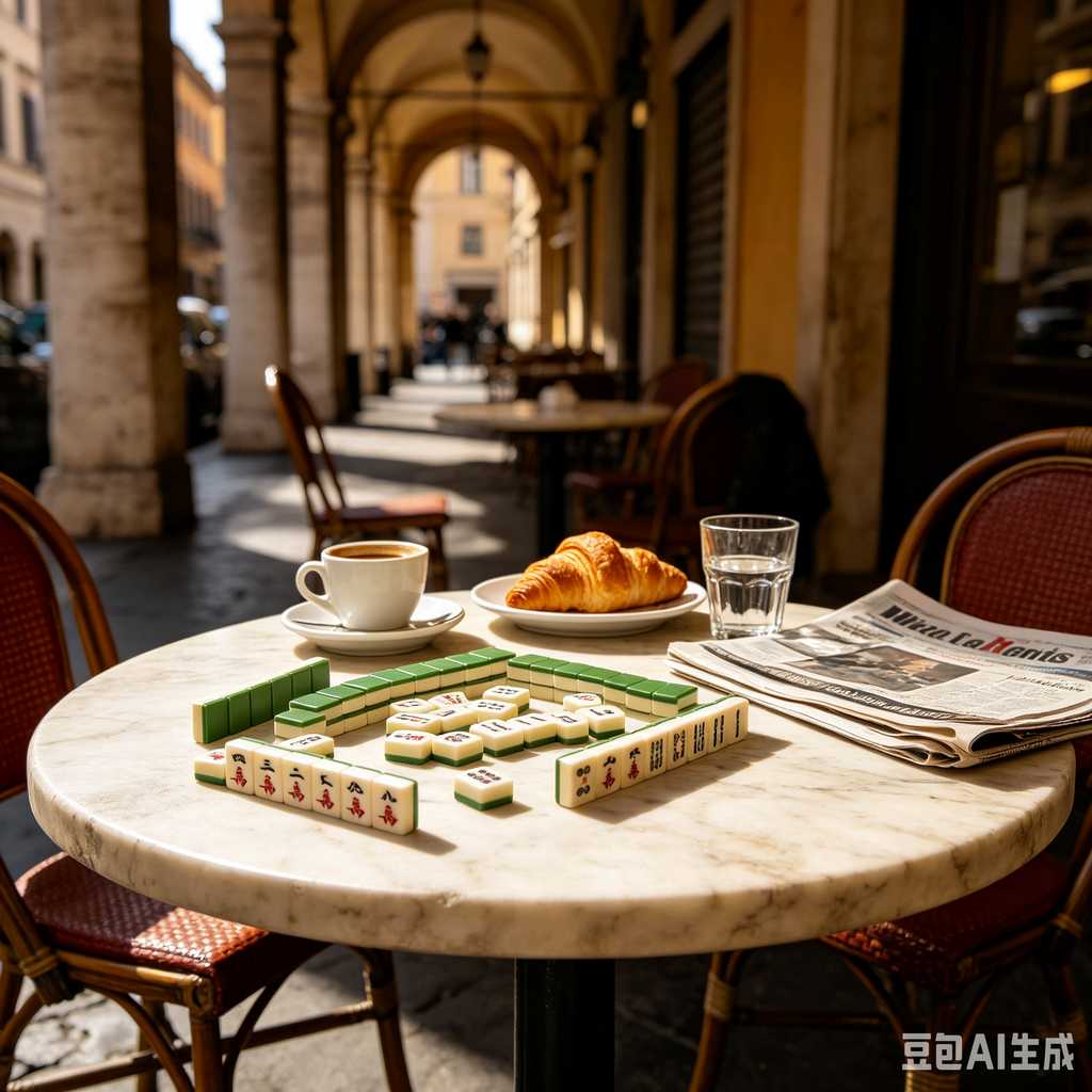 hand carved mahjong tiles