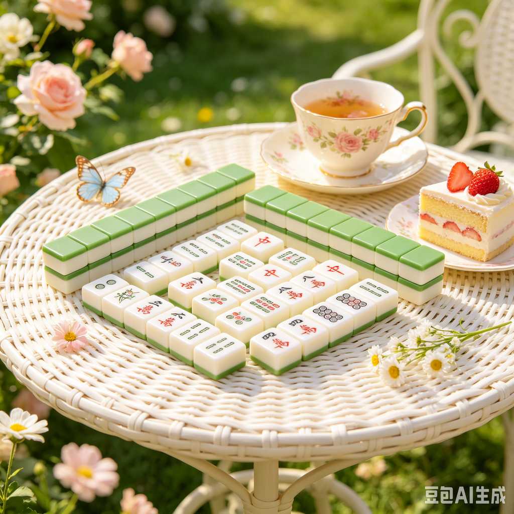 scratch resistant print mahjong set